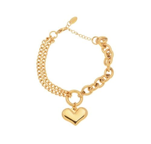 LJB60242 - Heart Chain Bracelet