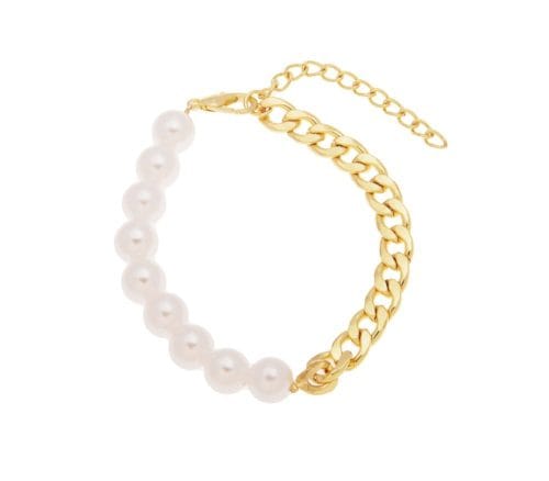 LJB60244 - Pearl Chain Bracelet