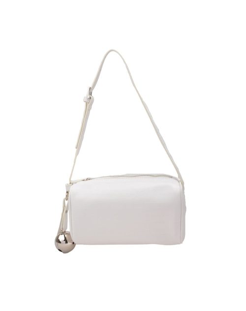 LJBAG60481 - White PU Shoulder Bag