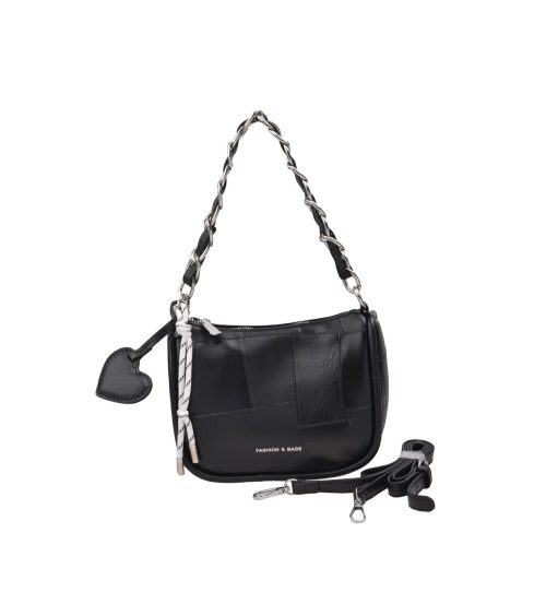 LJBAG60482 - Black PU Handbag