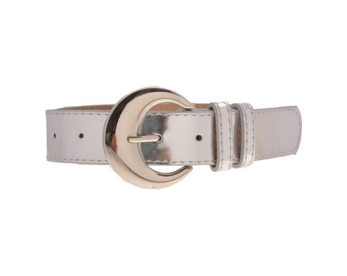 LJBELT66295 - Silver PU Belt