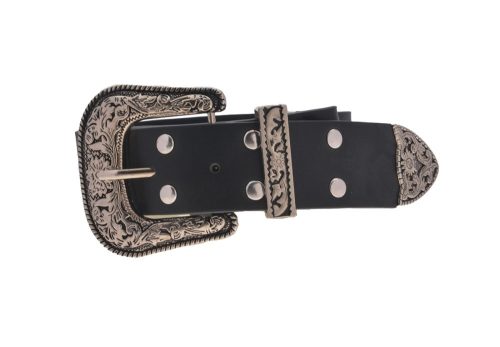 LJBELT66298 - Black PU Belt