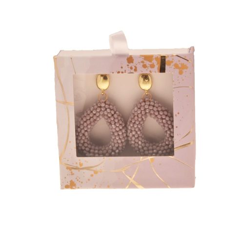 LJE53824-7 - Beaded Festive Earrings