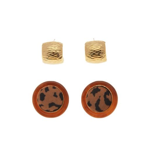 LJE60136 - 2 Pairs Earrings Set
