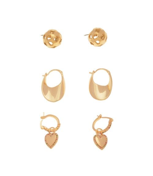 LJE60142 - 3 Pairs Earrings Set