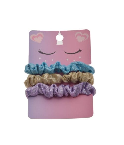 LJH59093 - Glitter Scrunchies Set