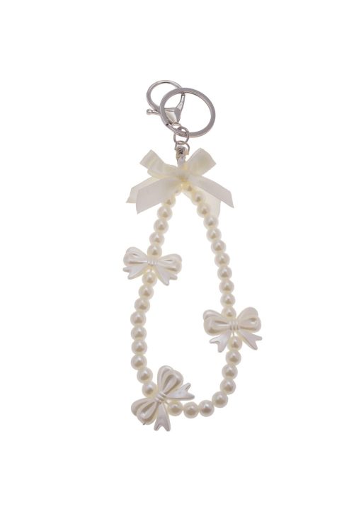 LJPC63123 - Pearl and Bow Phone Cord