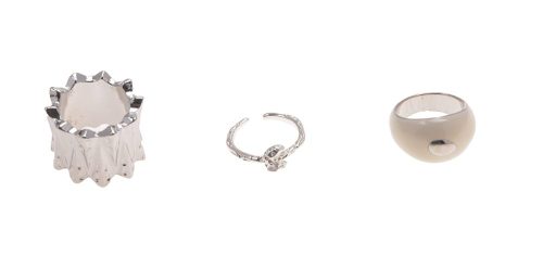 LJR66367 - Statement Rings Set