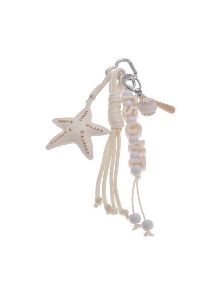LJKC64645 - White Starfish Bag Charm