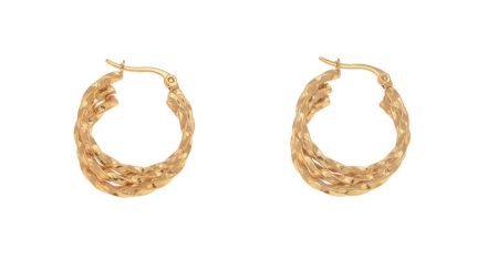LJE69318 - Twisted Hoops