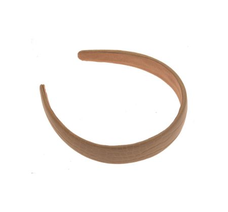 LJH54528 - Beige Croco Diadem