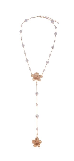 LJN69283 - "Y" Pearl Necklace